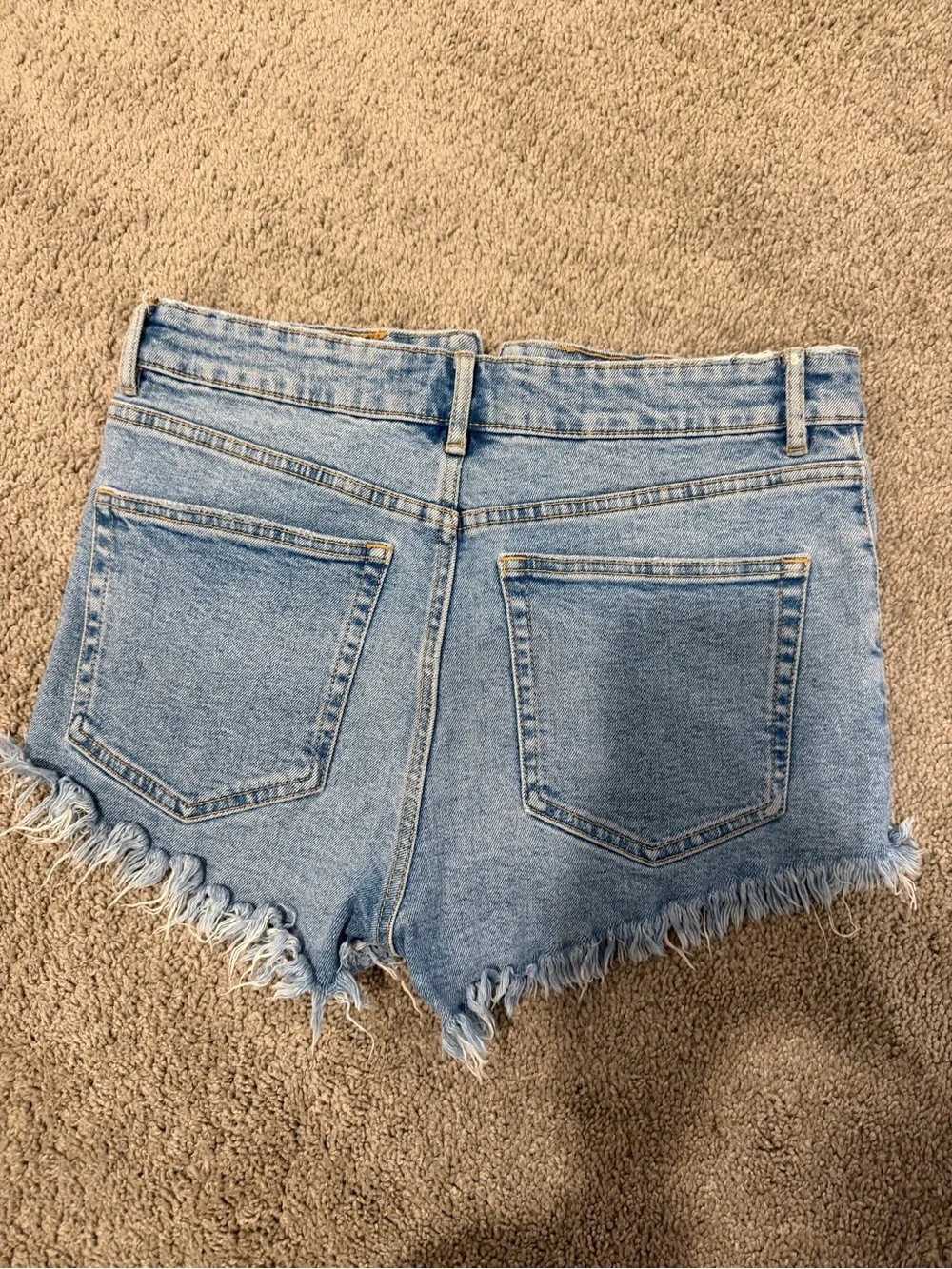 ZARA Light Blue Denim Shorts